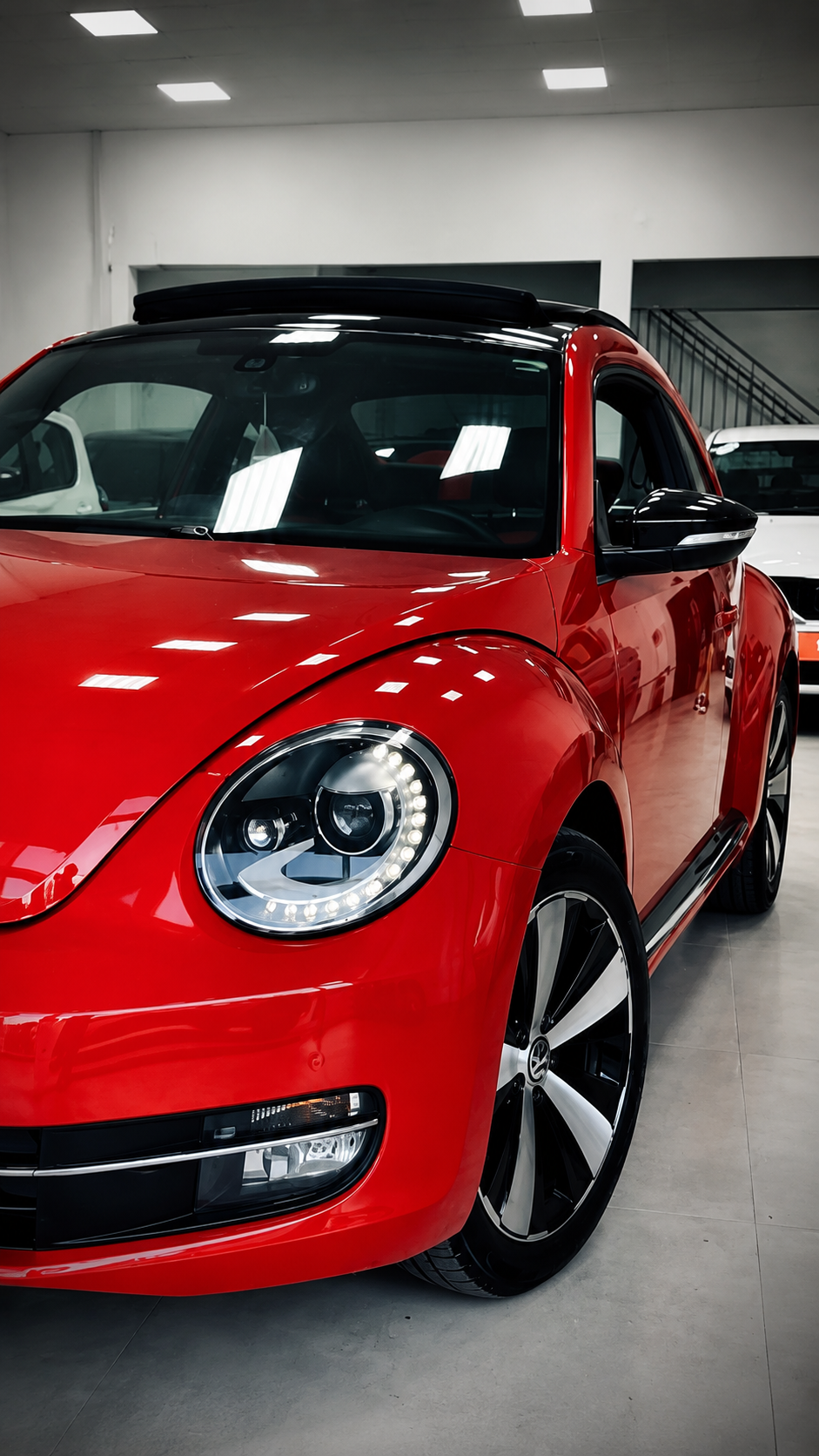 Beetle · Detalhe frontal